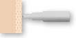 Implantation einer Nadel am Ohr (schematisch)